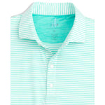 Johnnie-O Seymour Striped Polo Shirt - Caicos
