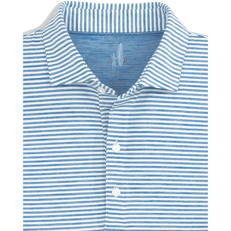Johnnie-O Seymour Striped Polo Shirt - Pipeline
