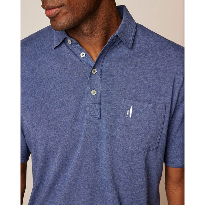 Johnnie-O Heathered Original 2.0 Polo Shirt - Oceanside*