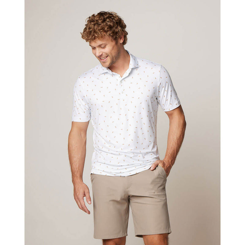 Johnnie-O Sergio Prep-formance Polo Shirt - White