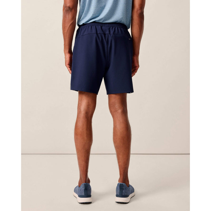 Johnnie-O Men's 7-Inch Jumpin Ribbed Knit Performance Shorts - Navy