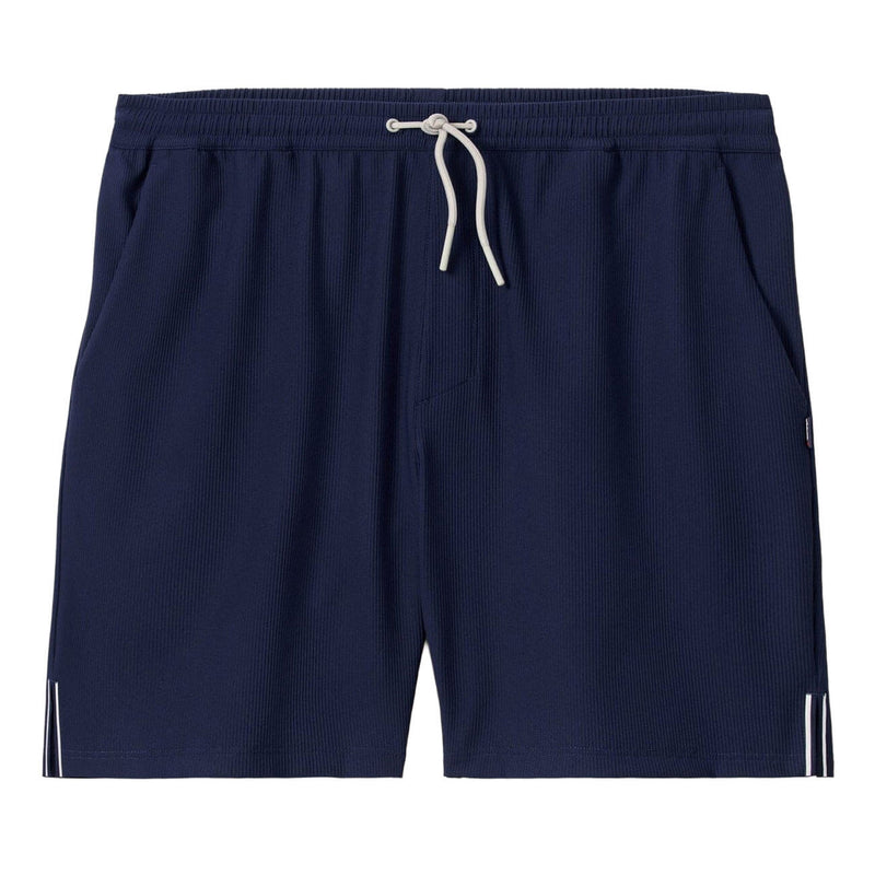 Johnnie-O Men's 7-Inch Jumpin Ribbed Knit Performance Shorts - Navy
