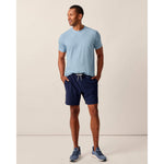 Johnnie-O Men's 7-Inch Jumpin Ribbed Knit Performance Shorts - Navy