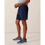 Johnnie-O Men's 7-Inch Jumpin Ribbed Knit Performance Shorts - Navy
