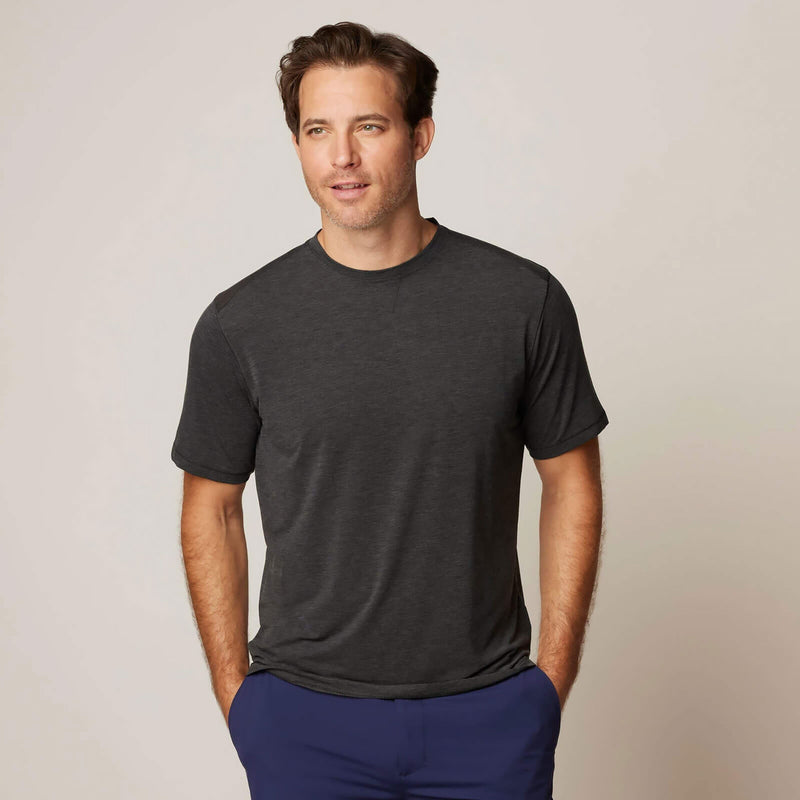 Johnnie-O Course Prep-Formance T-Shirt - Heather Black*