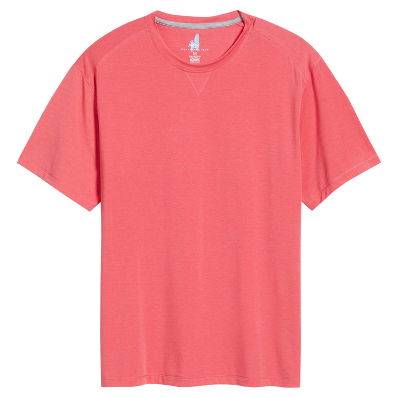 Johnnie-O Men's Course  T-Shirt - Lobster