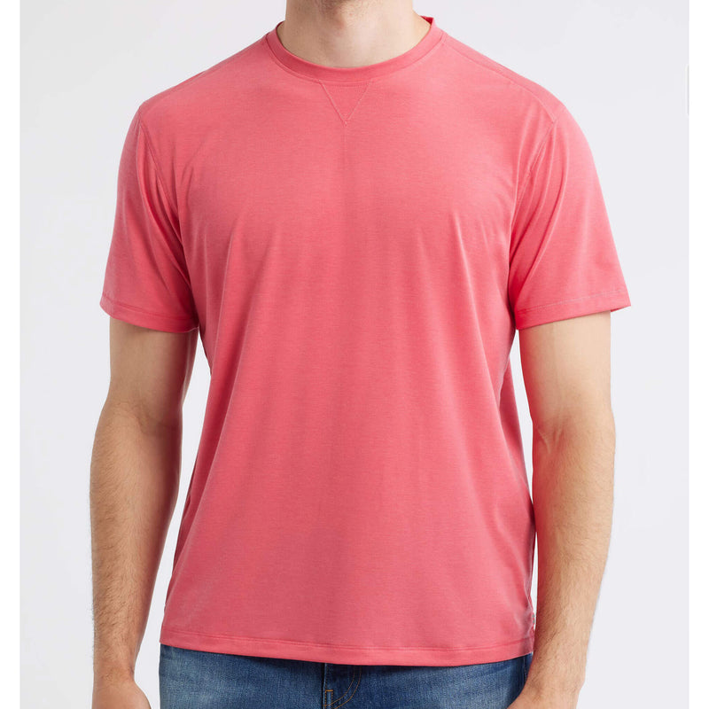 Johnnie-O Men's Course  T-Shirt - Lobster