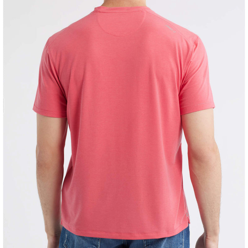 Johnnie-O Men's Course  T-Shirt - Lobster