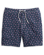 Johnnie-O 7-Inch Jo Surfin Swim Trunks - Navy