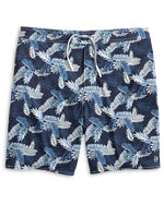 Johnnie-O 7-Inch Shore Haven Swim Trunks - Navy