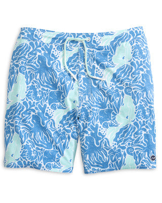 Johnnie-O 7-Inch Topia Swim Trunks - Olympic