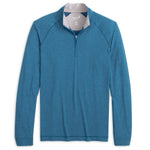 Johnnie-O Freeborne Performance 1/4 Zip Pullover Sweater - Barrels Blue