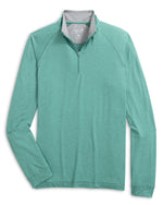 Johnnie-O Freeborne Performance 1/4 Zip Pullover Sweater - Green Grass