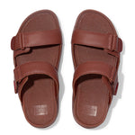 FitFlop Men's Gogh Moc Slide Sandals - Red Brown