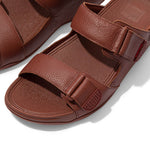 FitFlop Men's Gogh Moc Slide Sandals - Red Brown