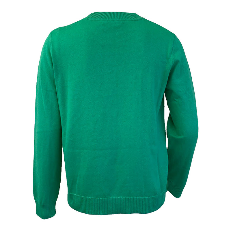 Marco Island Cotton Cashmere Crew Neck Sweater - Rolling Green