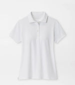 Peter Millar Women's Short-Sleeve Button Polo Shirt - White*