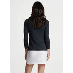 Peter Millar Women's Raglan Sleeve Perth Layer Quarter-Zip Pullover Sweater - Black*