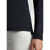 Peter Millar Women's Raglan Sleeve Perth Layer Quarter-Zip Pullover Sweater - Black*