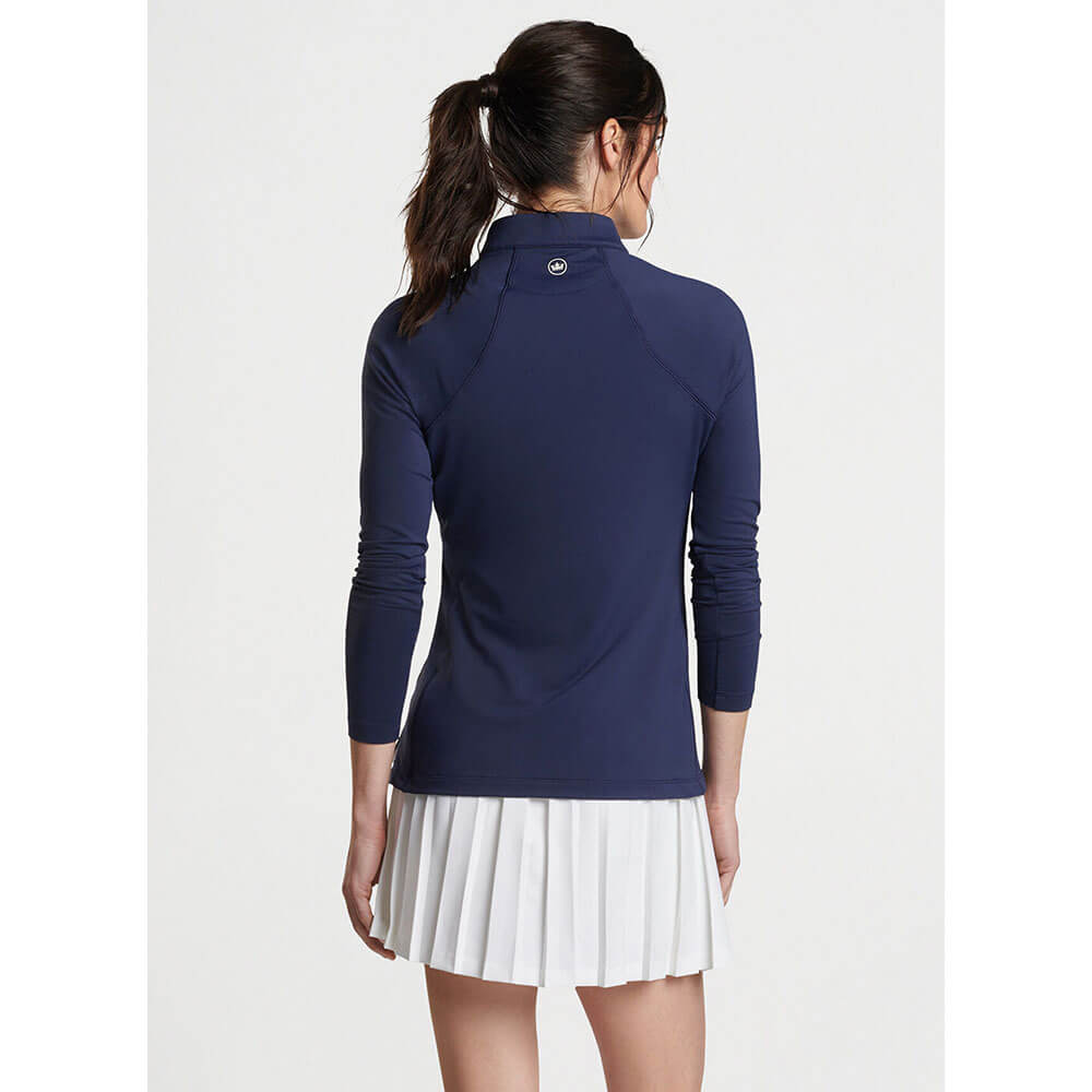 トップス eLLa scallop canon loop pullover(navy) UNRL Women | LuxBreak Half-Zip Pullover