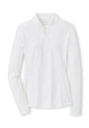 Peter Millar Women's Lightweight Long-Sleeve Zip Sun Shirt - White*