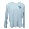 Island Trends Drink Well With Others Long Sleeve Performance T-Shirt - Light Blue