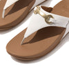 FitFlop Lulu Chunky Snaffle Leather Sandals - Urban White