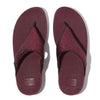 FitFlop Lulu Crinkled Shimmer Sandals - Metallic Plumberry