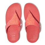 FitFlop Lulu Glitter Sandals - Rosy Coral