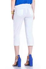 SlimSation 21-Inch Capri  Pants - White