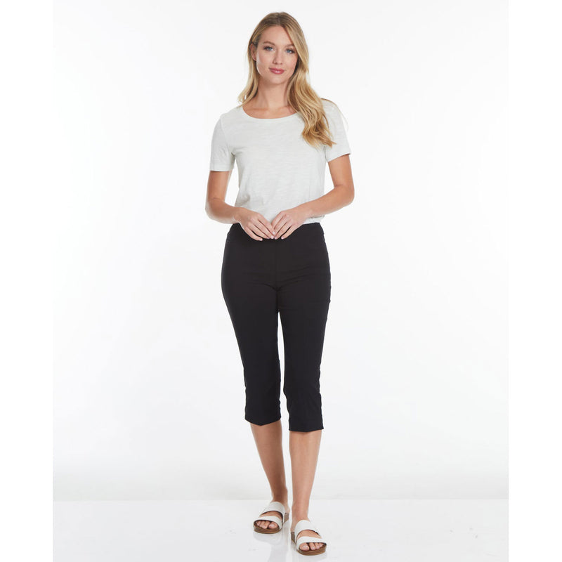SlimSation 21-Inch Capri  Pants - Black