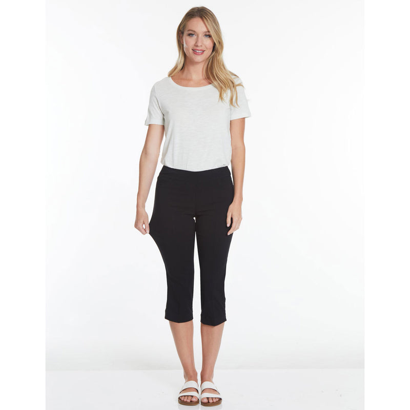 SlimSation 21-Inch Capri  Pants - Black