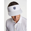 Peter Millar Crown Crest Tour Visor - White
