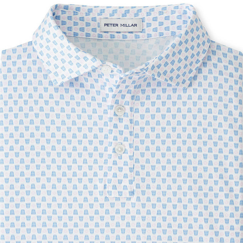 Peter Millar Pilot Mill Sip And Slice Short-Sleeve Polo Shirt - Palmer Pink