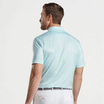 Peter Millar Circle Geo Performance Jersey Polo Shirt - Seaglass