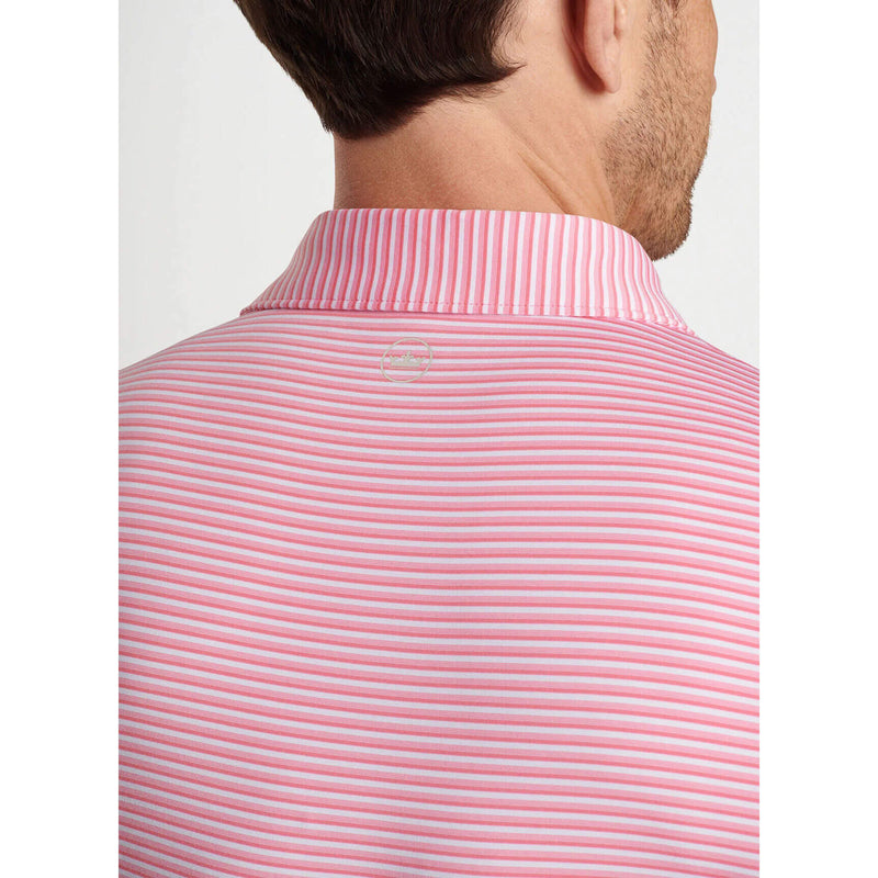 Peter Millar Cedar Performance Jersey Polo Shirt - Hula Pink