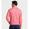 Peter Millar Perth Mélange Performance 1/4 Zip Pullover Sweater - Hula Pink