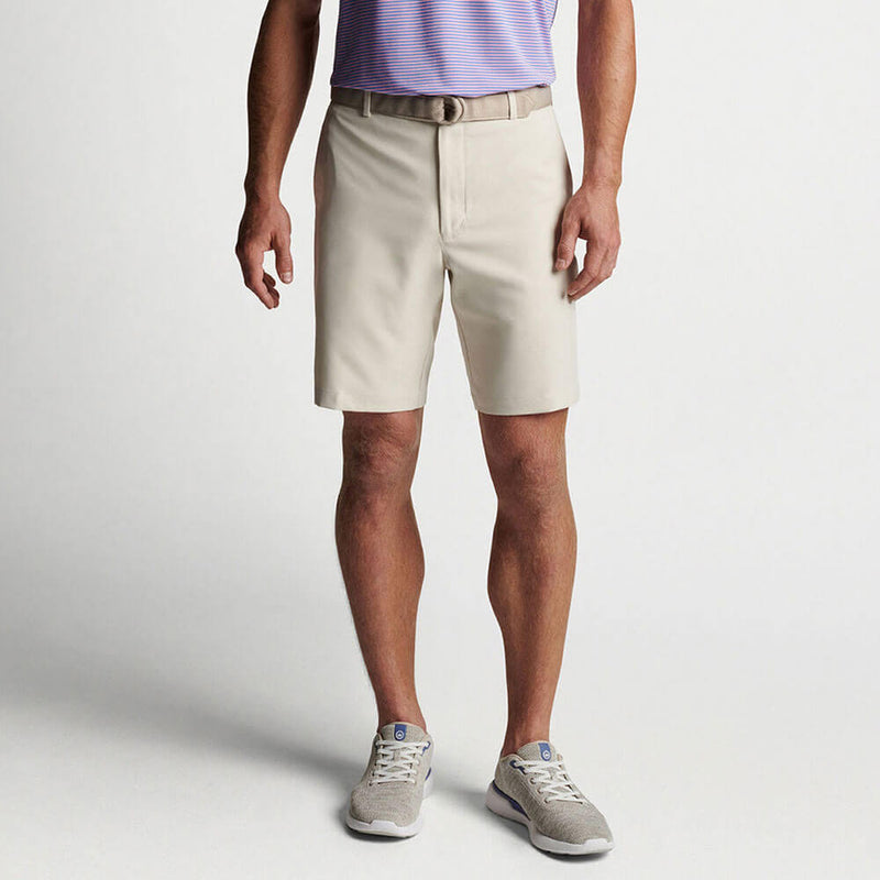 Peter Millar 9-Inch Salem High Drape Performance Shorts - Stone*