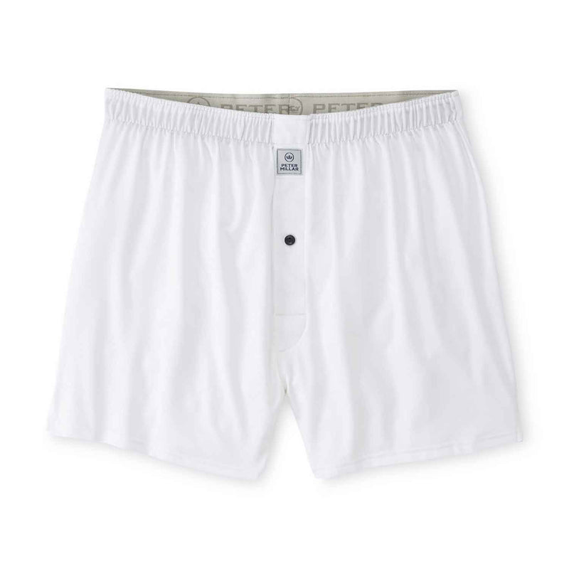Peter Millar Solid Performance Boxers - White*