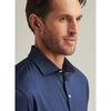 Peter Millar Solid Stretch Jersey Sean Self Collar Polo Shirt - Navy*