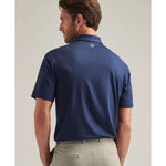Peter Millar Solid Stretch Jersey Sean Self Collar Polo Shirt - Navy*