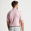 Peter Millar Solid Stretch Jersey Sean Self Collar Polo Shirt - Palmer Pink