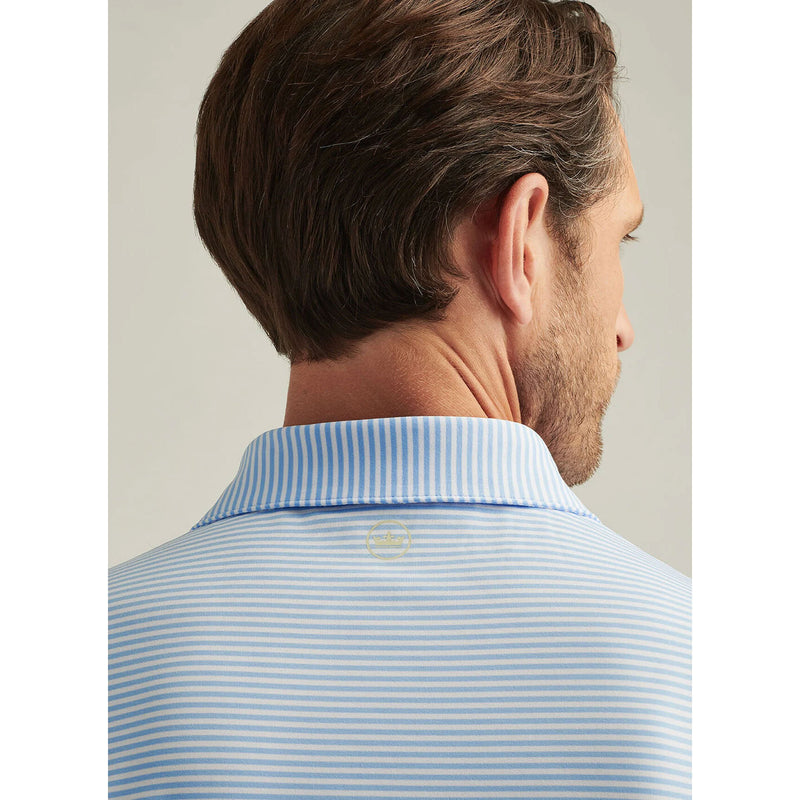 Peter Millar Hales Performance Polo Shirt - Cottage Blue*