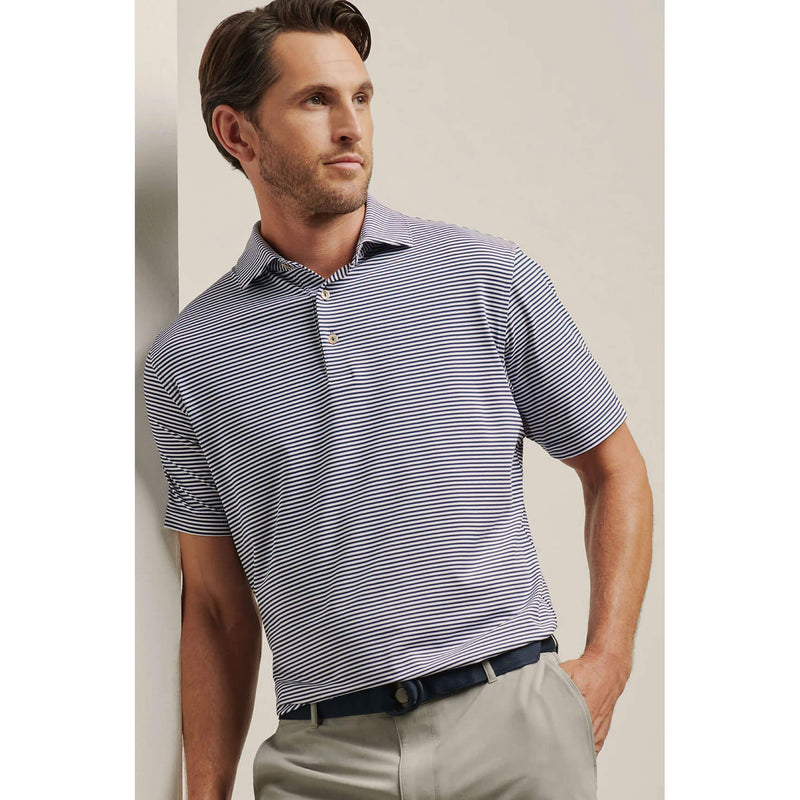 Peter Millar Hales Performance Polo Shirt - Navy*