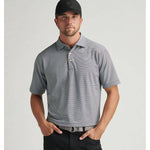 Peter Millar Jubilee Stripe Stretch Jersey Polo Shirt - Black*