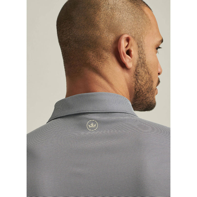 Peter Millar Jubilee Stripe Stretch Jersey Polo Shirt - Navy*