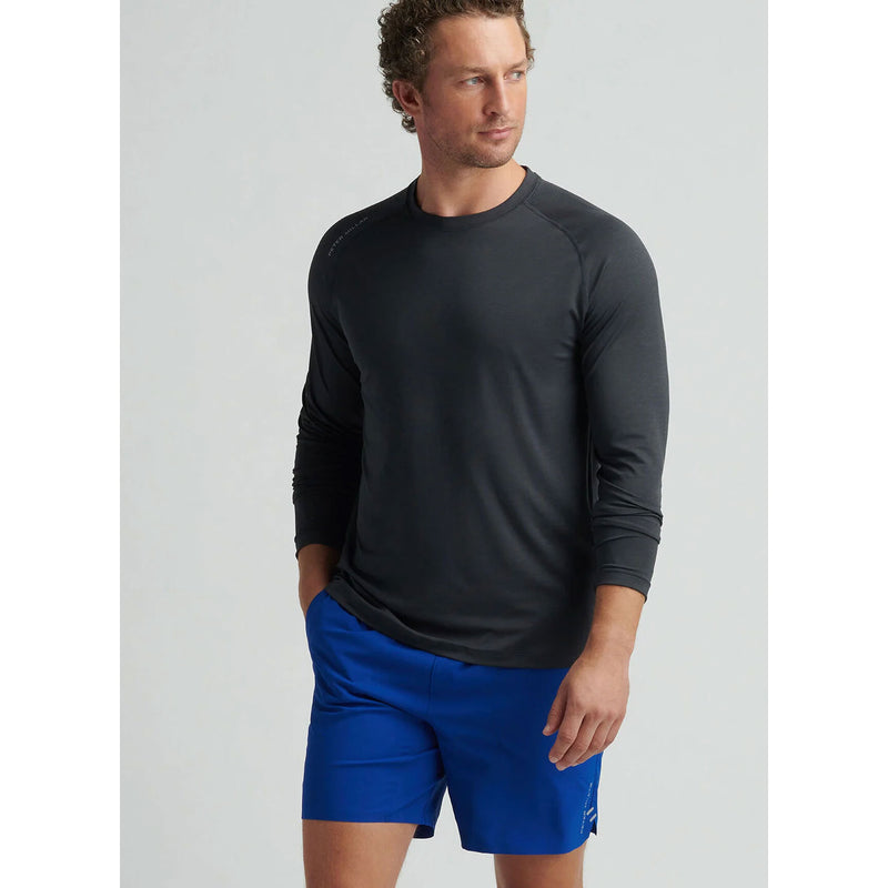 Peter Millar Aurora Performance Long Sleeve T-Shirt - Black*