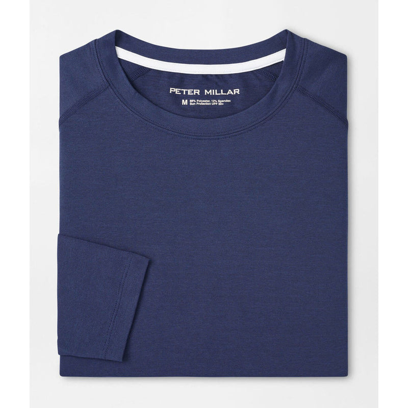 Peter Millar Aurora Performance Long Sleeve T-Shirt - Navy*