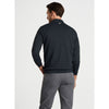 Peter Millar Perth Stretch Loop Terry 1/4 Zip Sweater - Black*