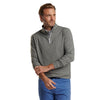 Peter Millar Perth Mélange Performance 1/4 Sweater - Smoke*